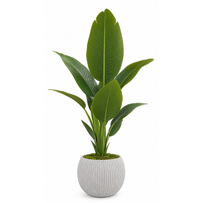 🌿 نبتة الموز الاستوائية الصناعية – 1.20 متر